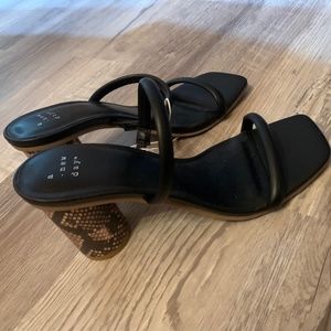 A New Day Snake Print Sandal